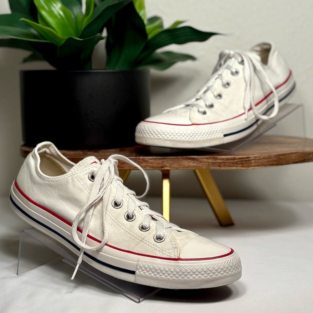 Converse Chuck Taylor All Star Low Top Sneakers – Optical White – M8/W10